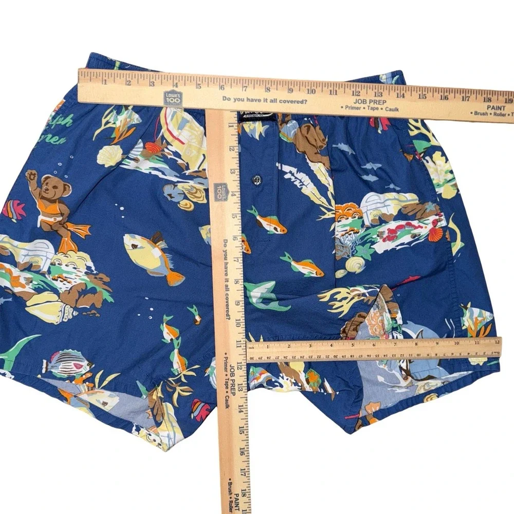 Polo Ralph Lauren Bear Sleepwear Shorts Men's Medium Beach Ocean Lounge